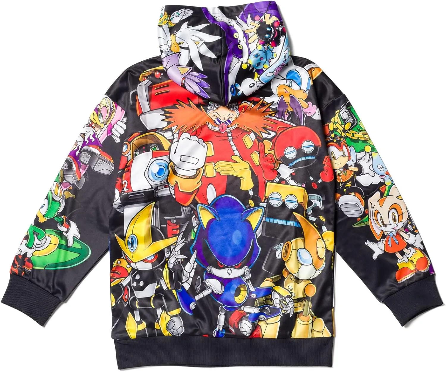 SEGA Sonic the Hedgehog Knuckles Shadow Tails Fleece Pullover Hoodie Little Kid to Big Kid