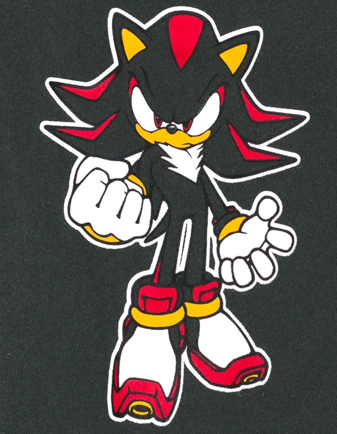 SEGA Sonic the Hedgehog Shadow Knuckles Fleece Zip Up Hoodie Toddler to Big Kid