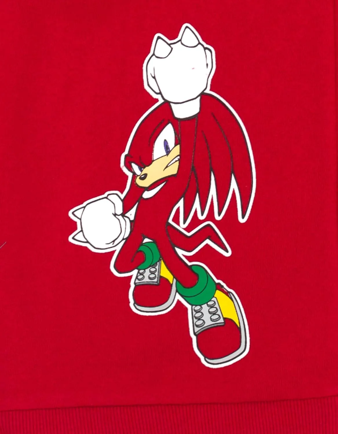 SEGA Sonic the Hedgehog Shadow Knuckles Fleece Zip Up Hoodie Toddler to Big Kid