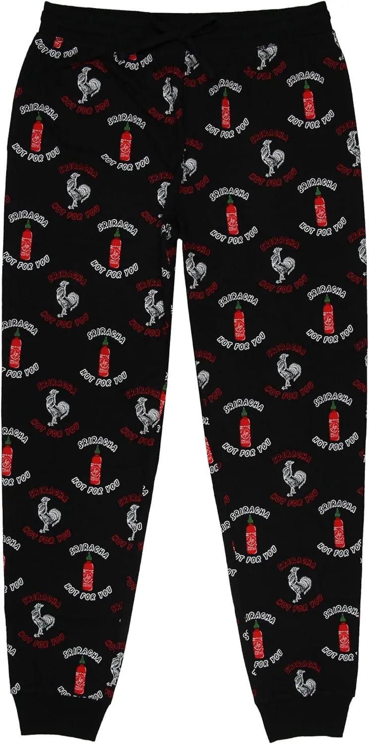 Seven Times Six Sriracha Hot Sauce Men's Hot For You Adult Lounge Sleep Pajama Pants Joggers