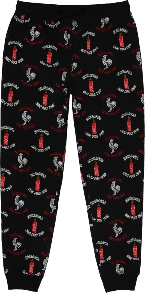Seven Times Six Sriracha Hot Sauce Men's Hot For You Adult Lounge Sleep Pajama Pants Joggers
