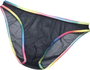Sexy Men's Brief Mesh See Through Low Rise Underwear U Shaped Pouch Fun Underwear Comfort Breathable Lingeries Panties