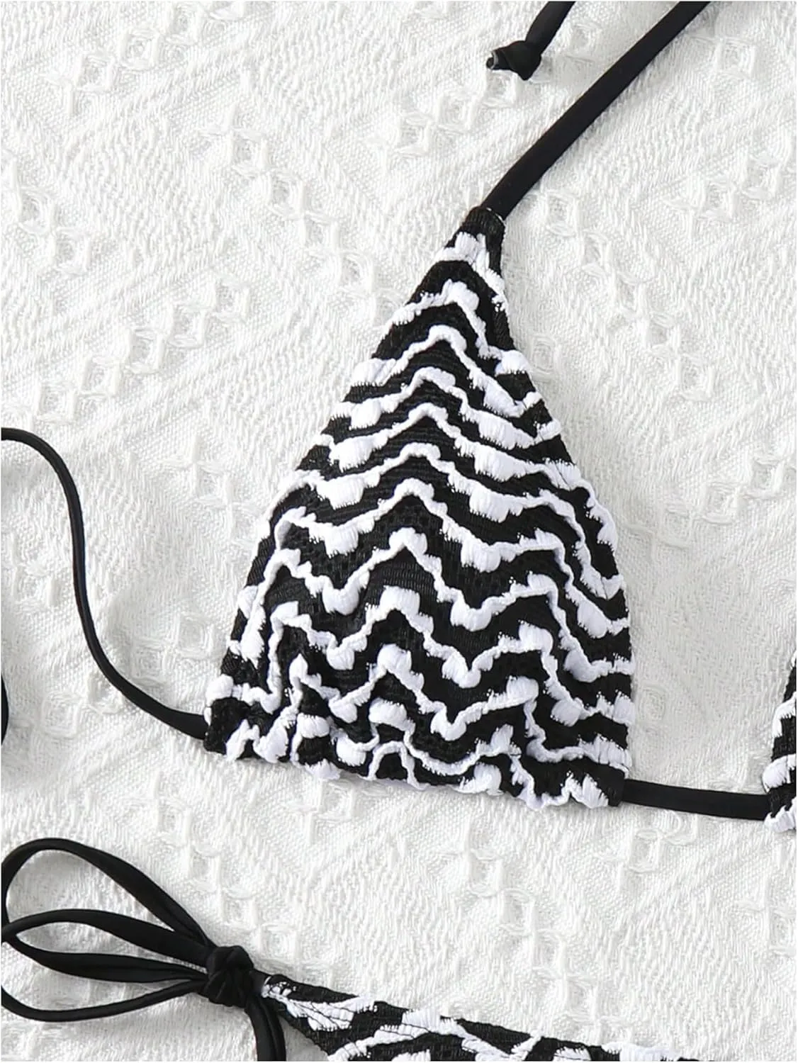 SHENHE Women's 2 Piece Swimsuit Floral Print Halter Tie Side Triangle Bikini Set