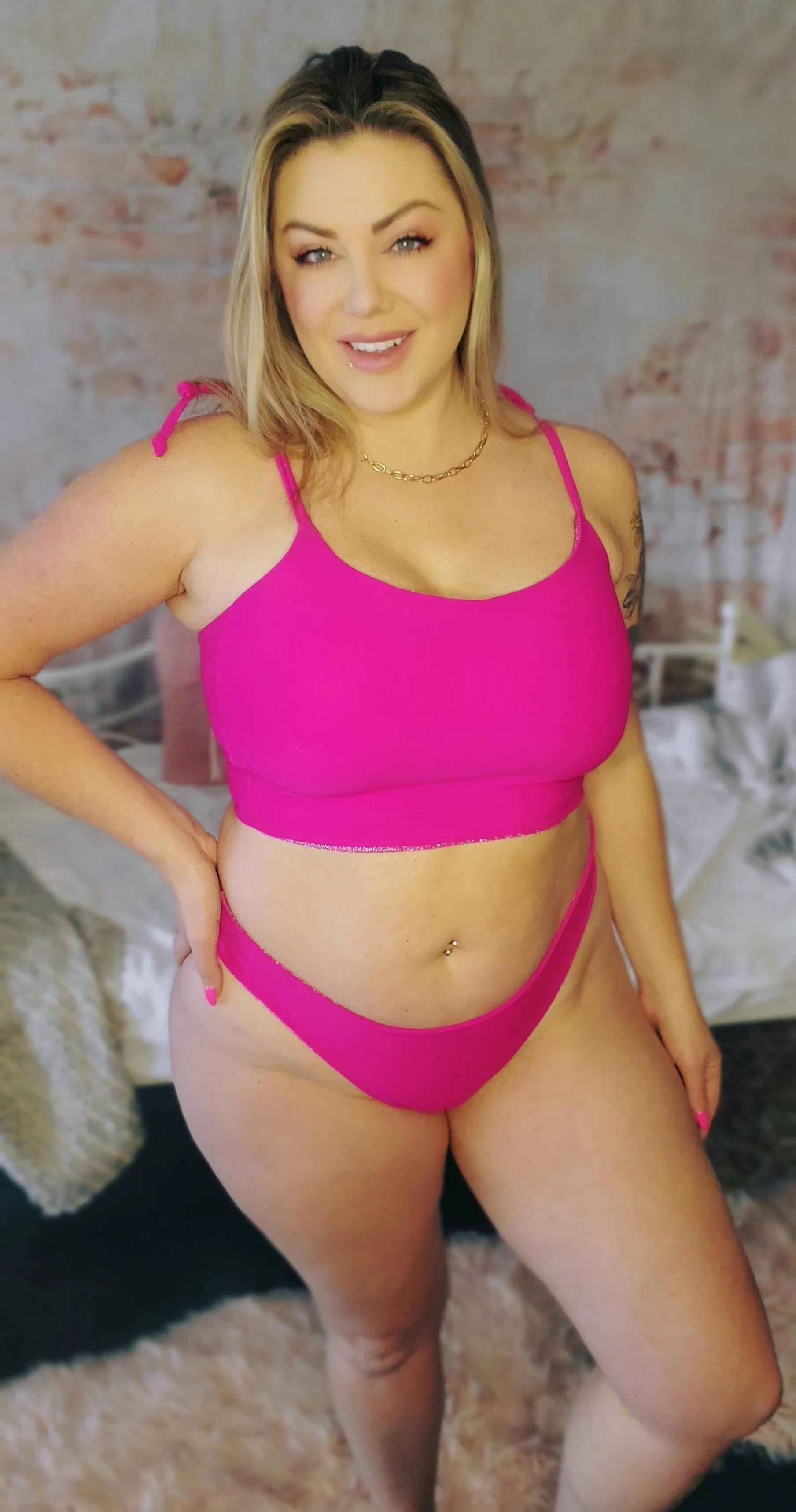Shimmer Pink Mahina Top