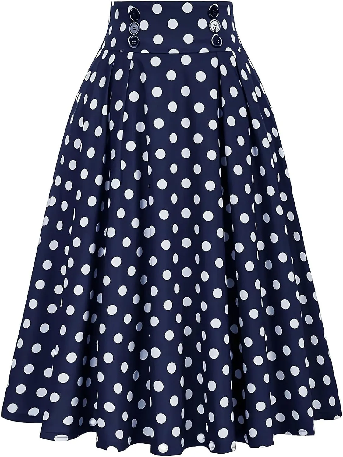 Skirts for Women Elastic High Waist Linen Ankle Skirt Fashion Casual Swing Long Skirt Elegant Flowy Pleated Skirts