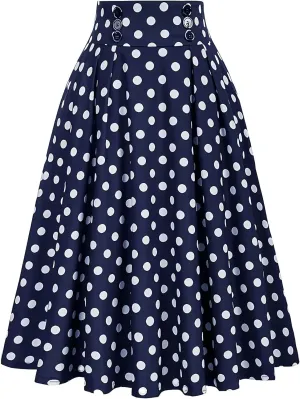 Skirts for Women Elastic High Waist Linen Ankle Skirt Fashion Casual Swing Long Skirt Elegant Flowy Pleated Skirts
