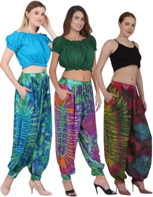 Soft Loungewear/Casual Wear Harem Tie Dye Pants