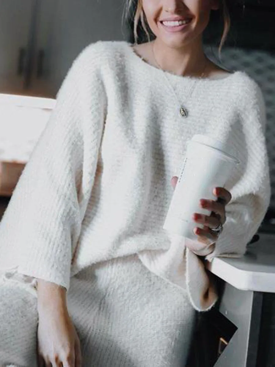 Solid Color Comfortable Loose Suit