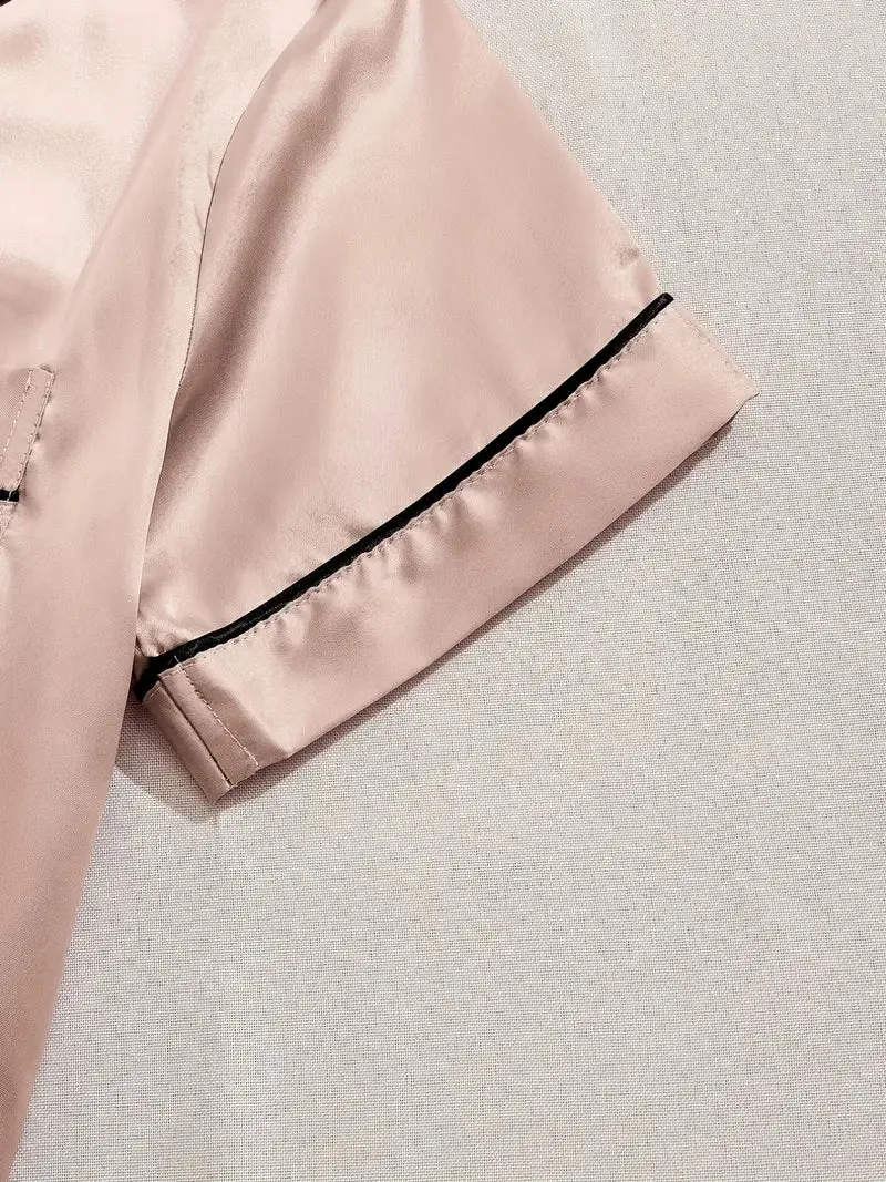 SONYA™ - COMFORTABLE SATIN LOUNGEWEAR 3PCS SET