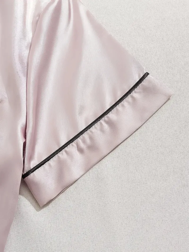 SONYA™ - COMFORTABLE SATIN LOUNGEWEAR 3PCS SET