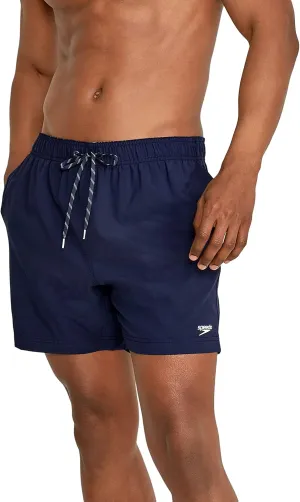 Speedo Men's Swim Trunk Knee Length Volley Comfort Liner Solid