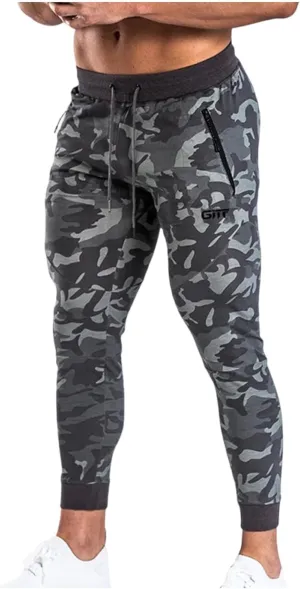 Sports Men's Tights Pants Stretchy Yoga Pants Slim Fit Sport Pant Drawstring Workout Trousers Soft Running Pants