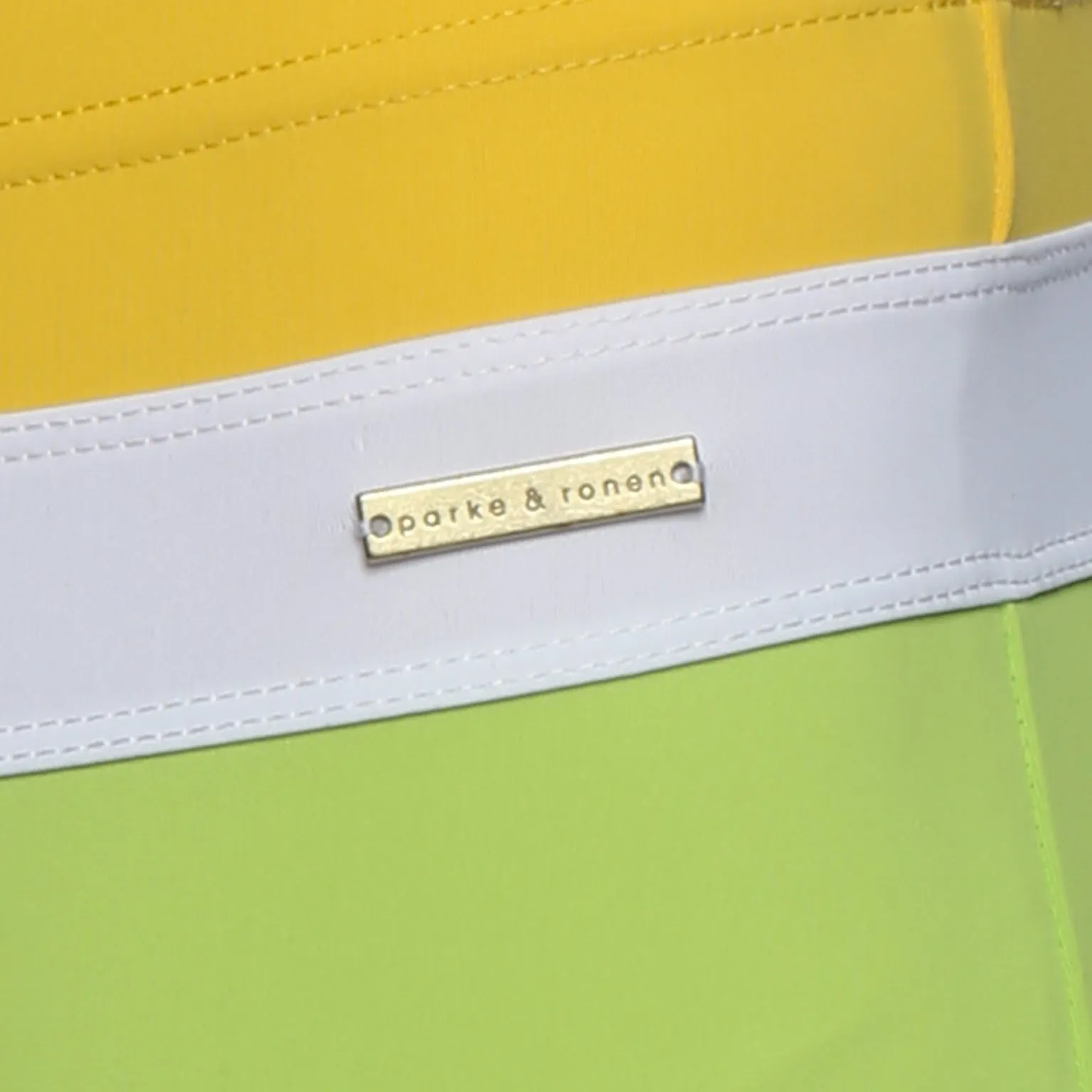 Sunflower/Lime Colorblock Corcovado Brief