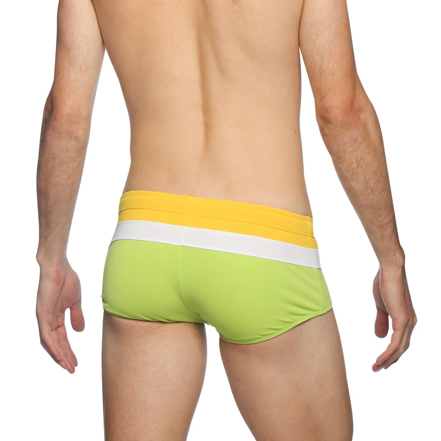 Sunflower/Lime Colorblock Corcovado Brief