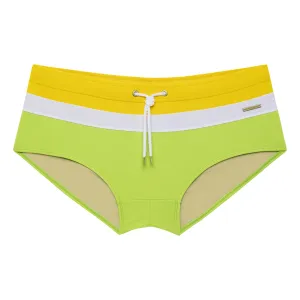 Sunflower/Lime Colorblock Corcovado Brief