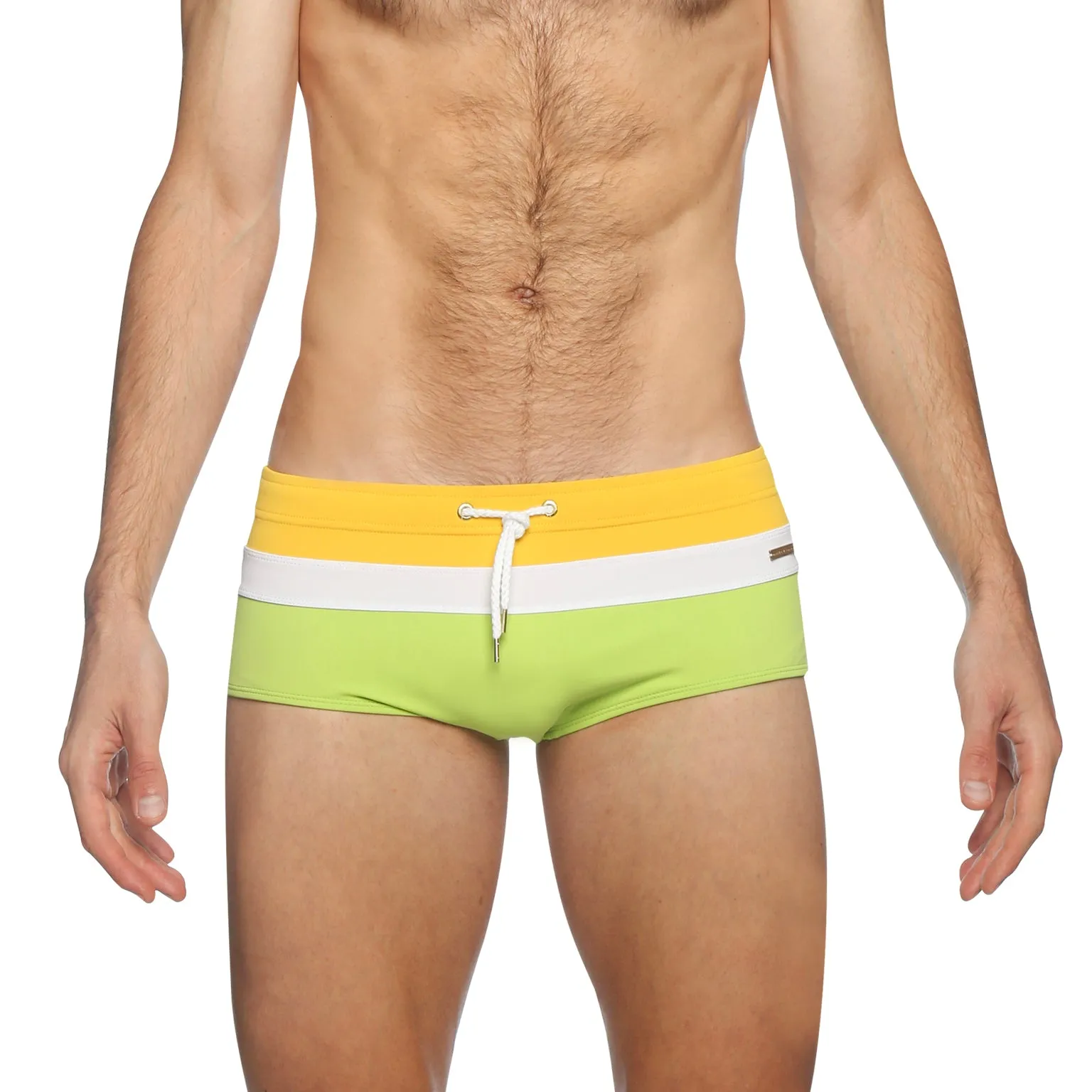 Sunflower/Lime Colorblock Corcovado Brief