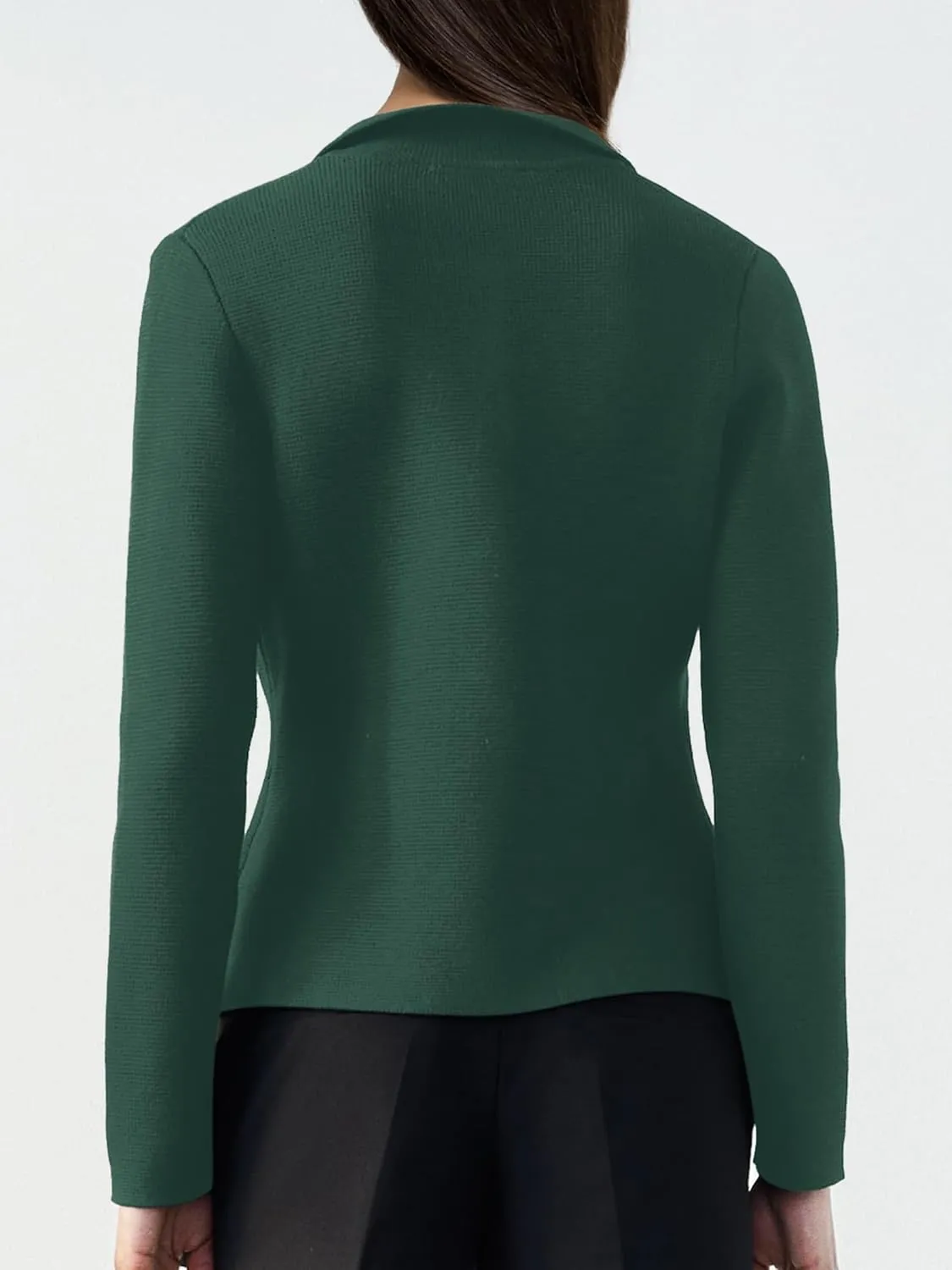 SuperPrity Cardigan Sweaters for Women Long Sleeve Lightweight Cropped Knit Blazer Button Jacket 2024 Fashion Fall Outfits