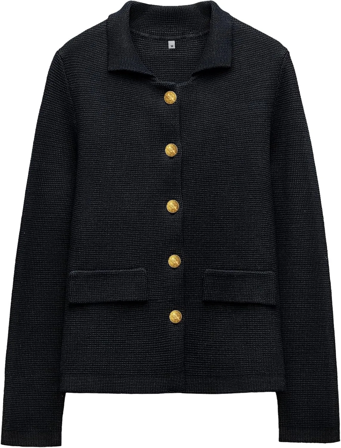SuperPrity Cardigan Sweaters for Women Long Sleeve Lightweight Cropped Knit Blazer Button Jacket 2024 Fashion Fall Outfits