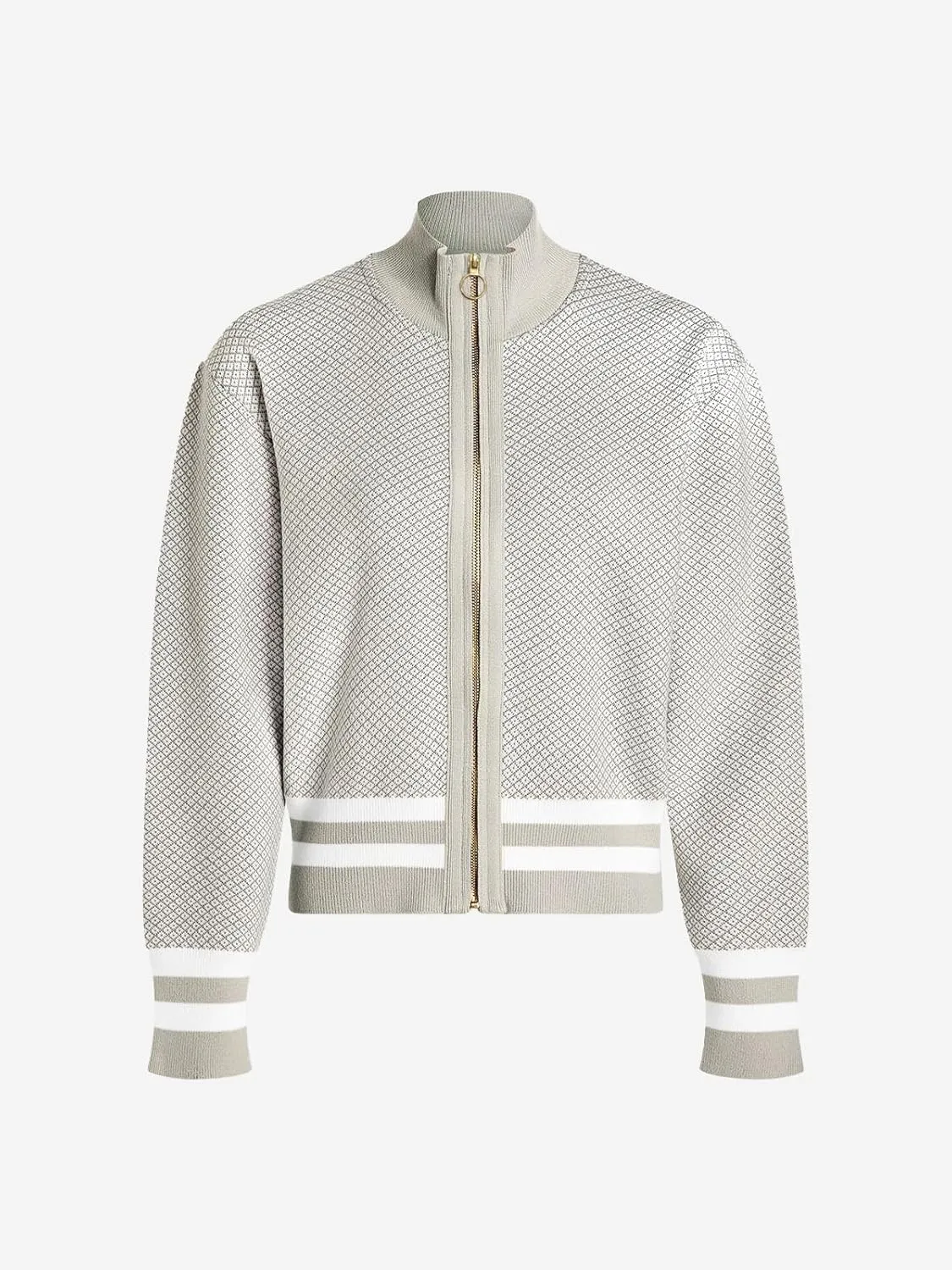 SuperPrity Cardigan Sweaters for Women Long Sleeve Zip Up Lightweight Knit Jacket 2024 Fashion Fall Baseball Coats Outwear