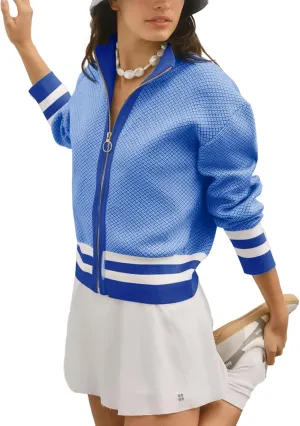 SuperPrity Cardigan Sweaters for Women Long Sleeve Zip Up Lightweight Knit Jacket 2024 Fashion Fall Baseball Coats Outwear