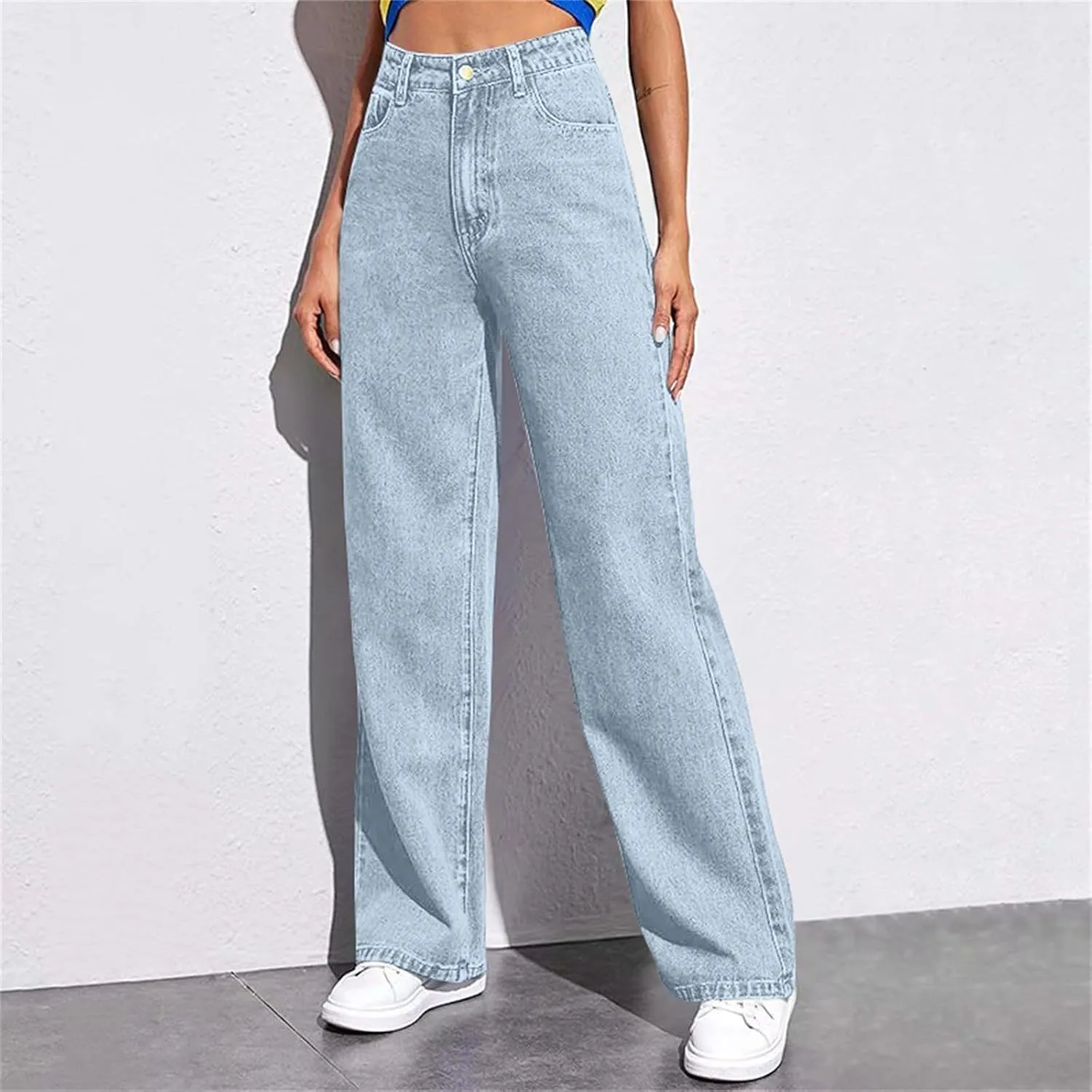 Sweatpants That Look Like Jeans, Boyfriend Jeans, Sweatpant Jean: High Waisted with Pockets, Cute Petite Jean