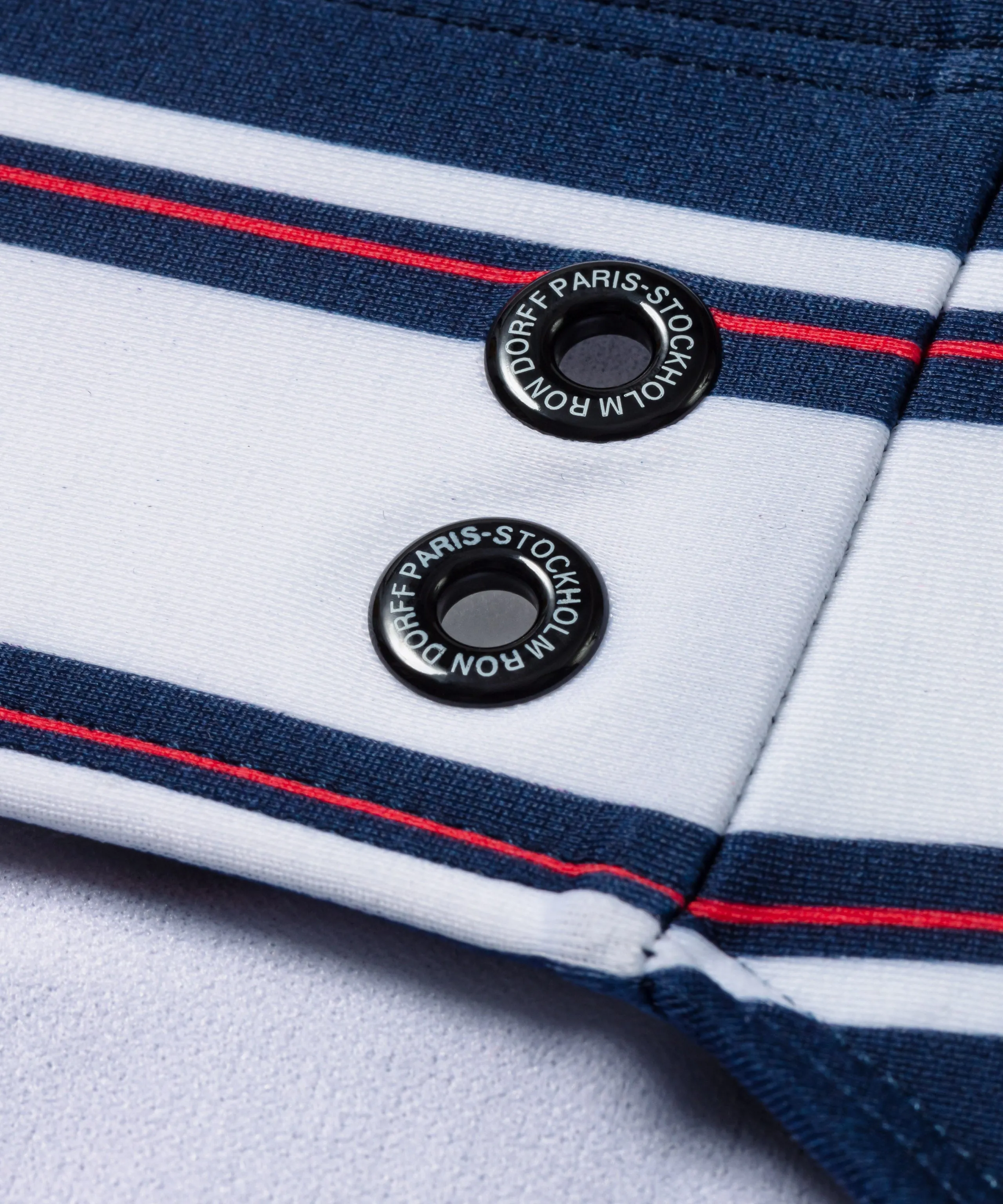 Swim Briefs Horizontal w. Stripes: Navy