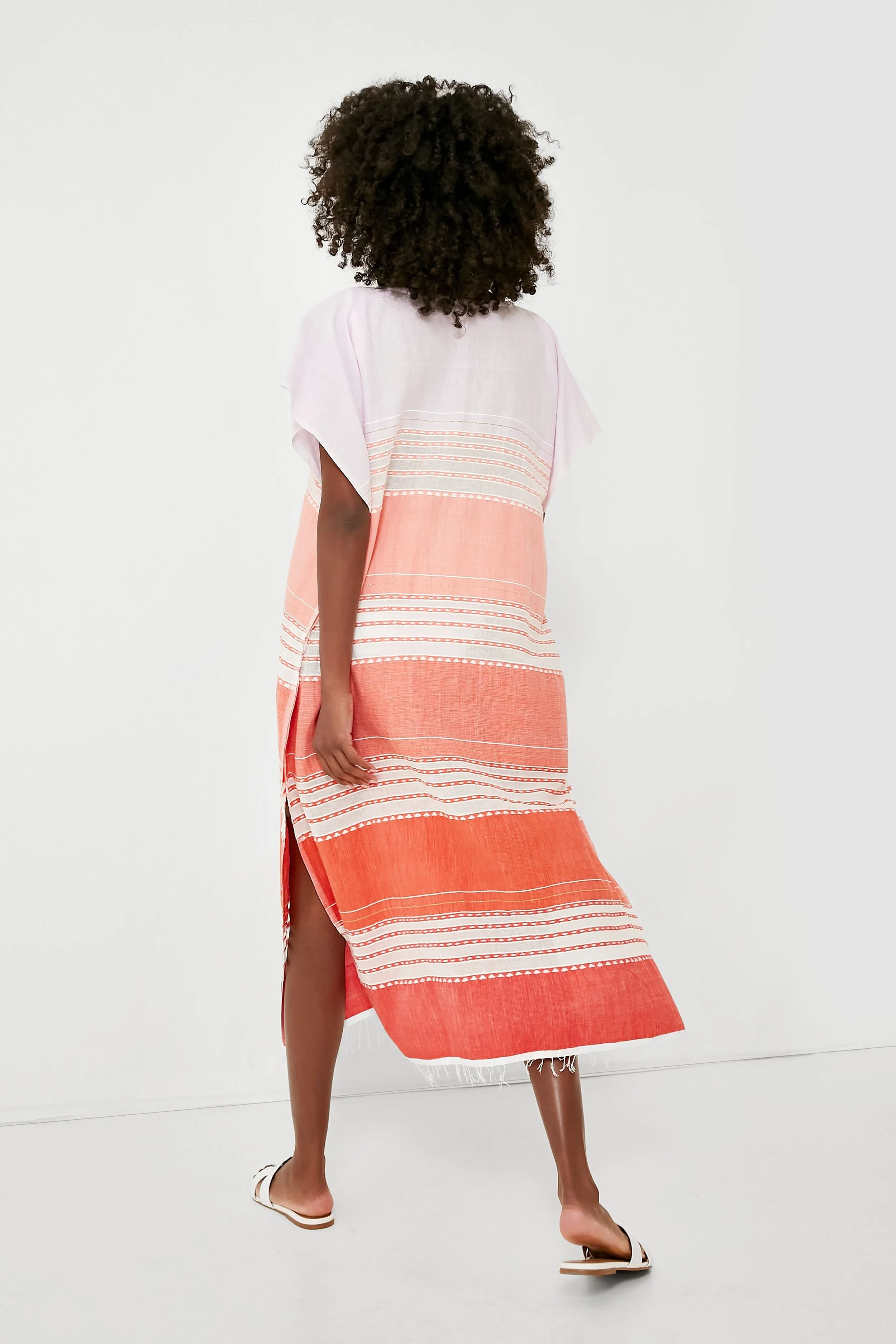 Tangerine Eshal Classic Caftan