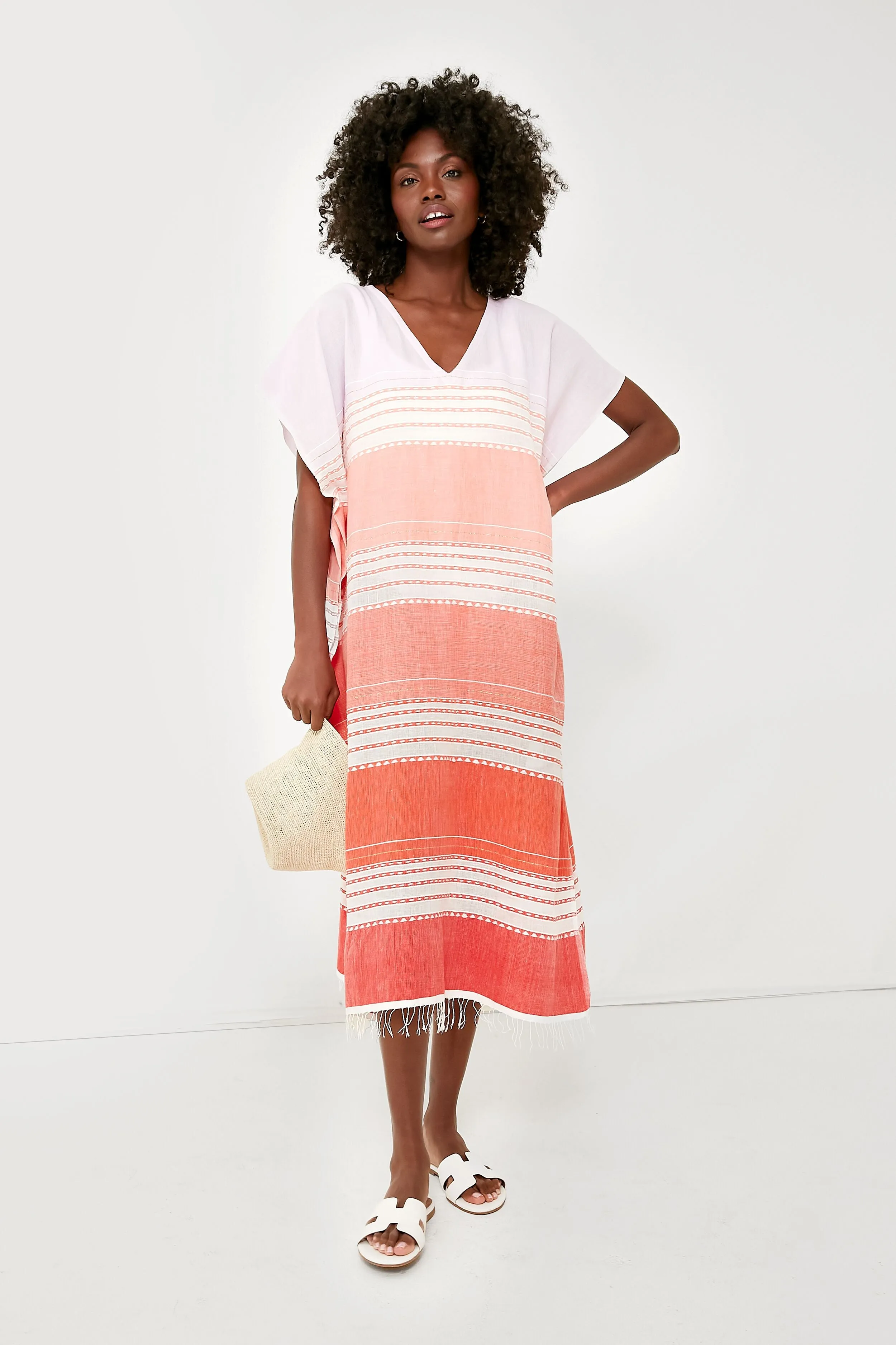 Tangerine Eshal Classic Caftan