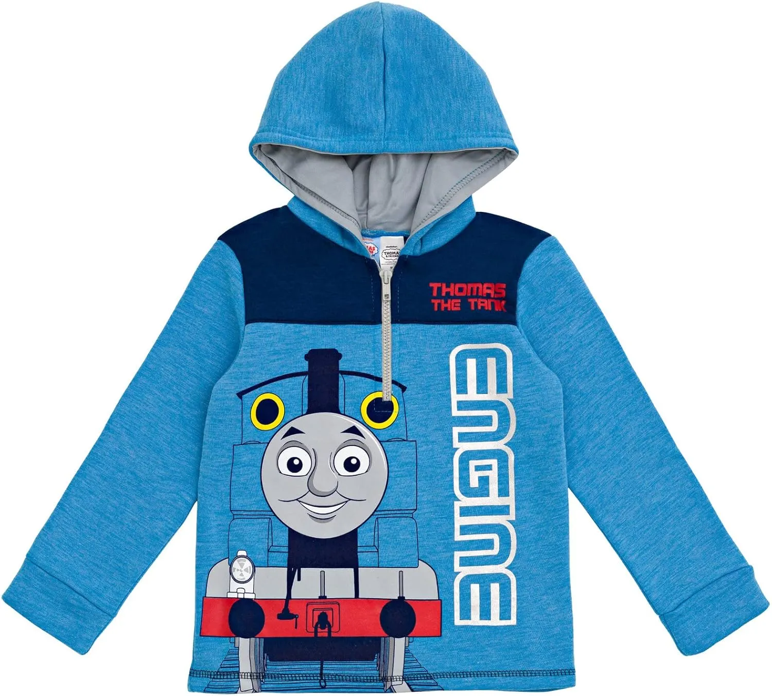 THOMAS & FRIENDS Tank Engine Fleece Half Zip Hoodie Toddler to Big Kid
