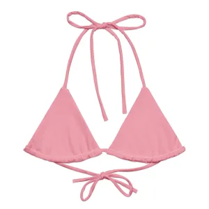 Transgender Solid String Bikini Top
