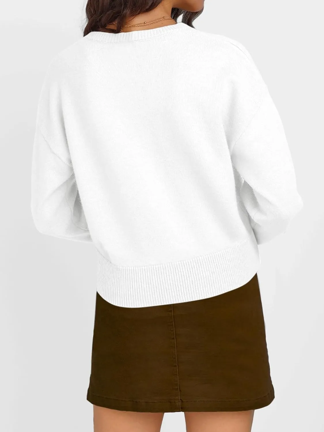 Trendy Queen Cropped Cardigan Sweaters for Women Lightweight Crop Cotton Knit Y2k Fall Outfits Fashion Clothes 2025