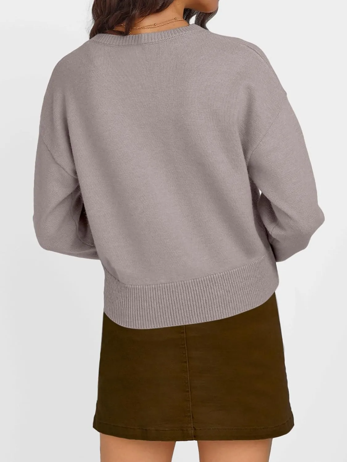 Trendy Queen Cropped Cardigan Sweaters for Women Lightweight Crop Cotton Knit Y2k Fall Outfits Fashion Clothes 2025