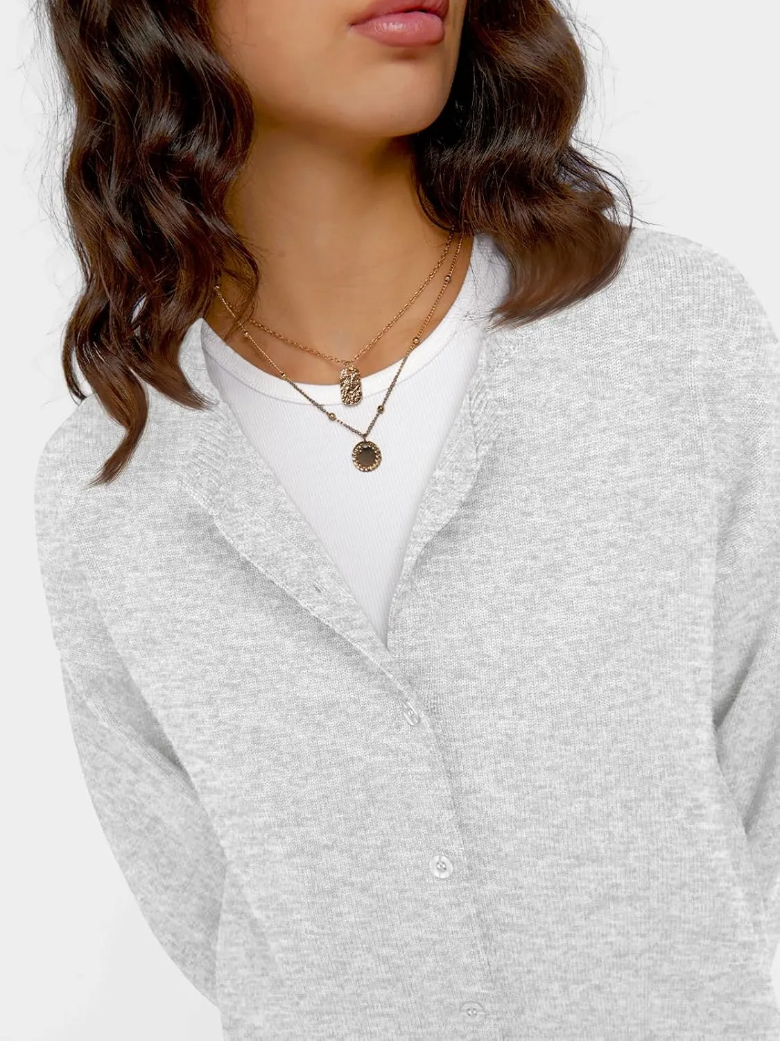 Trendy Queen Cropped Cardigan Sweaters for Women Lightweight Crop Cotton Knit Y2k Fall Outfits Fashion Clothes 2025