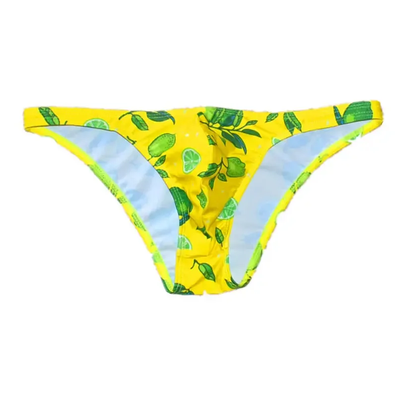 Tropical Flowers Low Cut Swim Brief