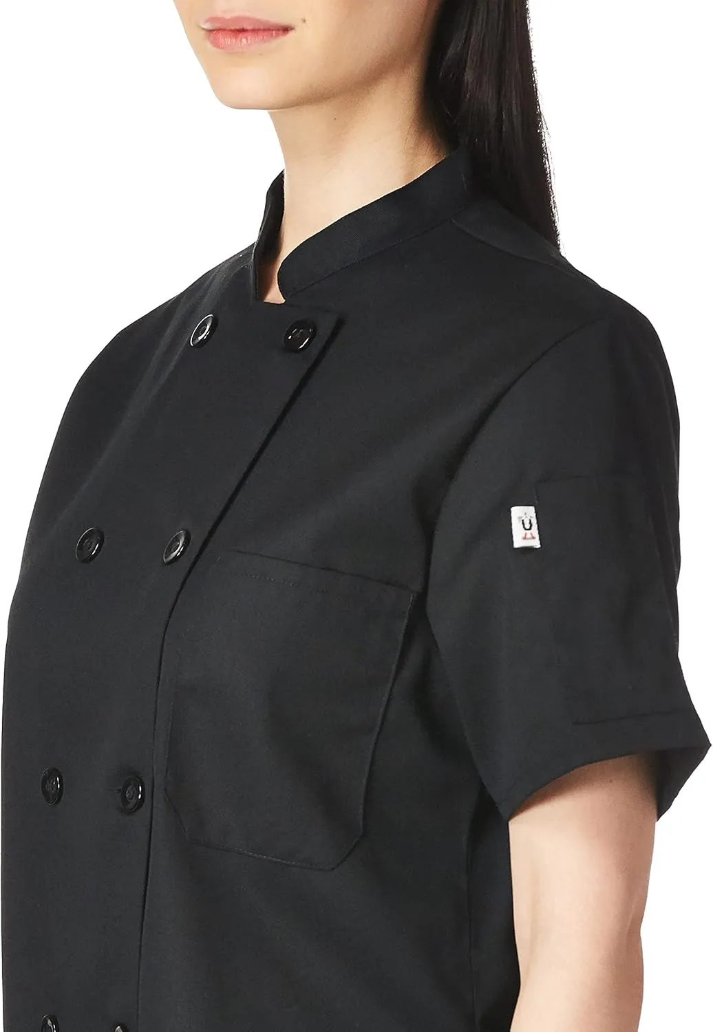 Uncommon Threads Tahoe Short Sleeve Chef Coat Jackets for Women