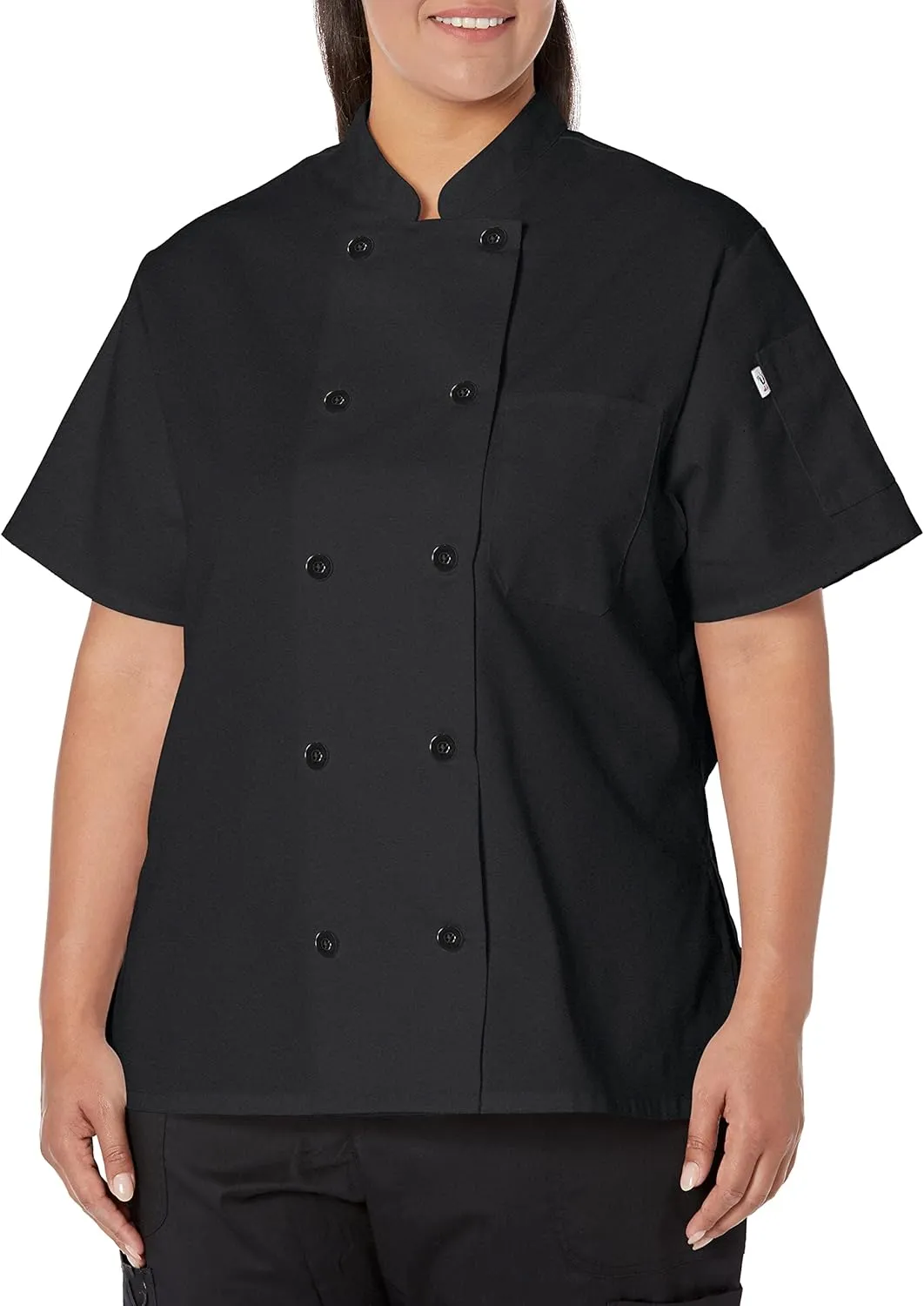 Uncommon Threads Tahoe Short Sleeve Chef Coat Jackets for Women
