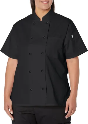 Uncommon Threads Tahoe Short Sleeve Chef Coat Jackets for Women