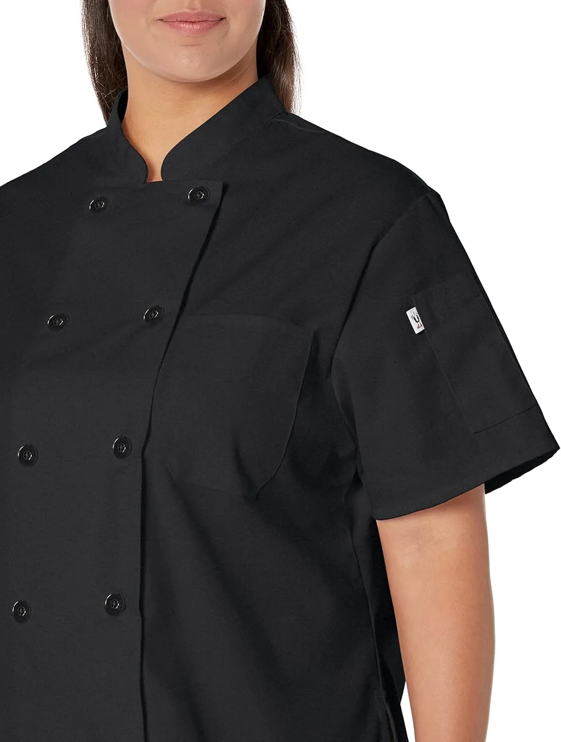 Uncommon Threads Tahoe Short Sleeve Chef Coat Jackets for Women