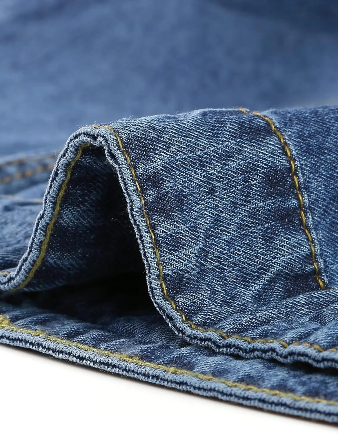 uxcell Women's Plus Size Jean Jacket Stitching Button Front Washed Western Outfit Denim Jacket
