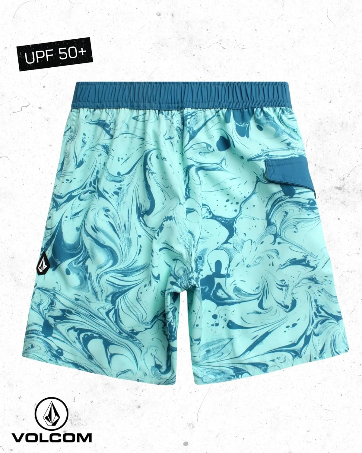 Volcom Boys Board Shorts - UPF 50  Quick Dry Boys Swim Trunks with Pockets - Kids' Swimwear Swim Shorts (Sizes: 8-16)