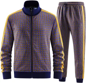 W JIANWANG Track Suits for Men Set Tracksuit Sweatsuits 2 Piece outfits