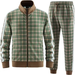 W JIANWANG Track Suits for Men Set Tracksuit Sweatsuits 2 Piece outfits