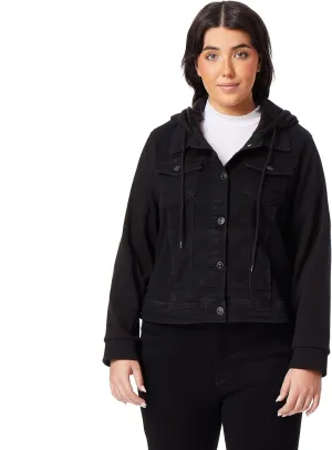 WallFlower Women's Dreamer Denim Jackets Juniors (Standard and Plus)