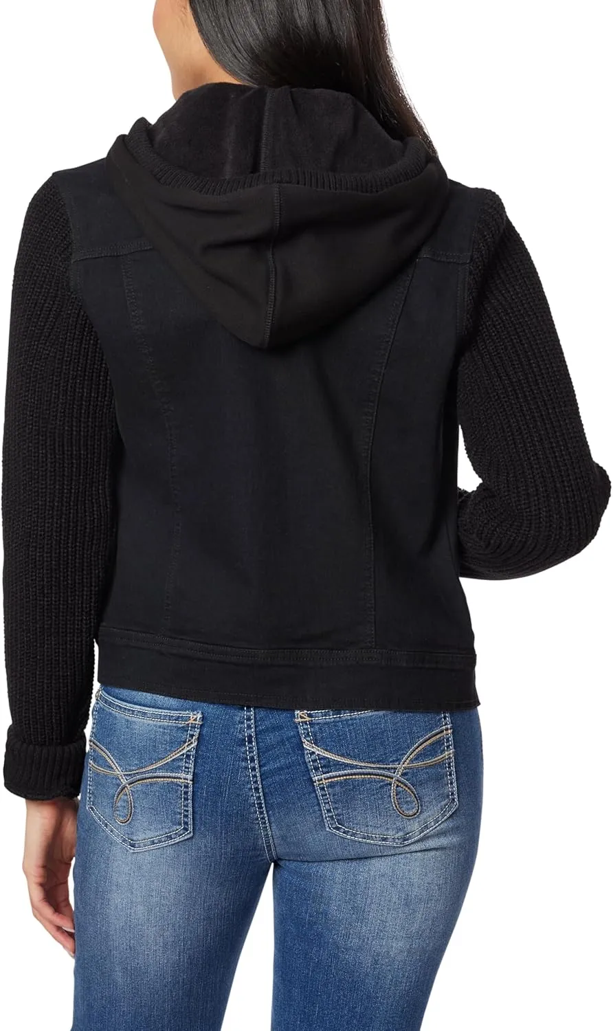 WallFlower Women's Dreamer Denim Jackets Juniors (Standard and Plus)