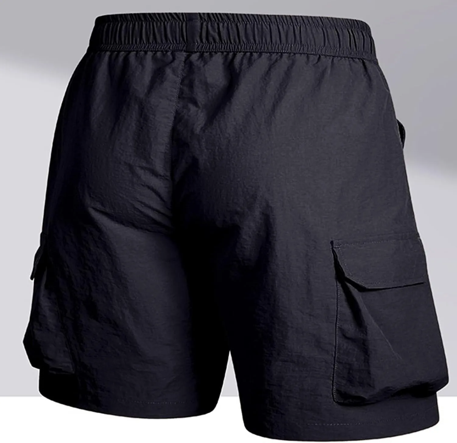Wide Leg Cargo Shorts for Men Quick Drying Breathable Sports Hiking Shorts Workout Outdoor Athletic Training Short