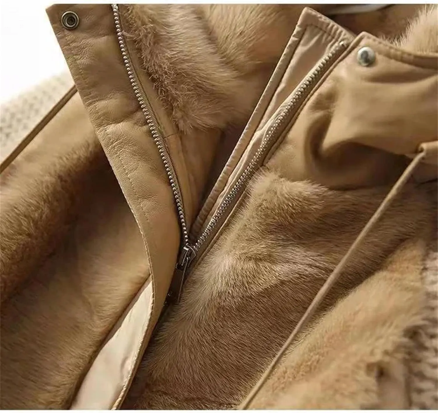 Winter Hooded Female Loose Down Jacket Women 2024 Knitting Patchwork Warm Coat Women Cotton Padded Jacket Outerwear