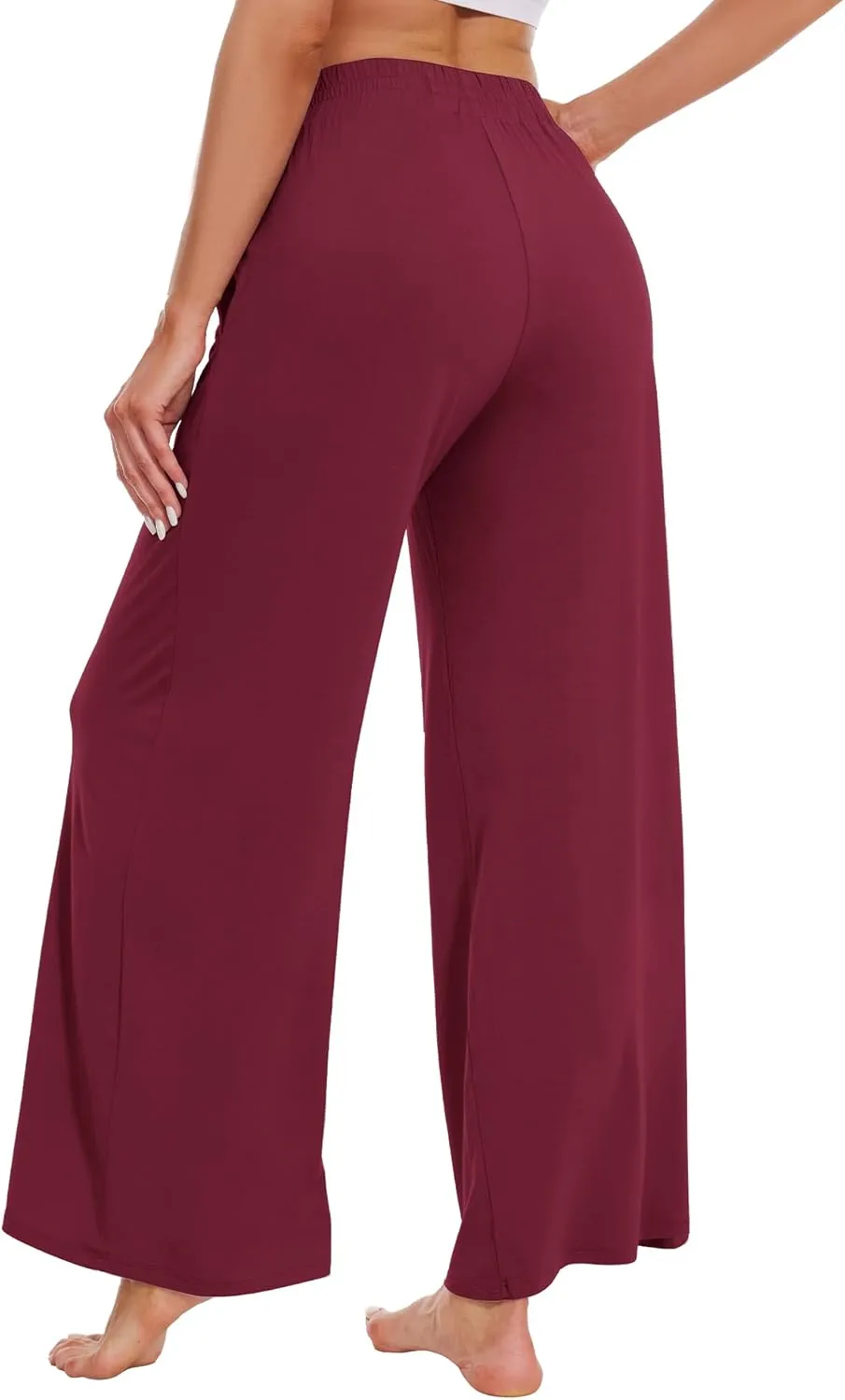 WiWi Viscose from Bamboo Women' s Pajamas Pants Soft Yoga Loose Pant Comfy Pajama Bottoms S-XXL