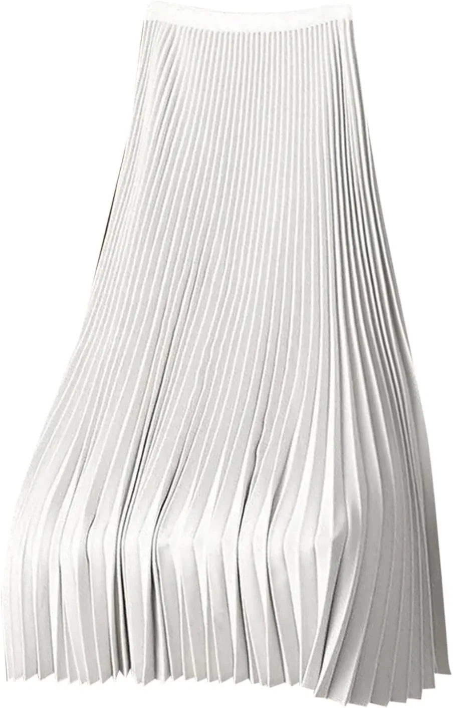 Women Pleated Skirts Plus Size Maxi Skirt High Waisted Midi Skirts Casual Summer Skirt Comfy Long Skirts A Line Skirt