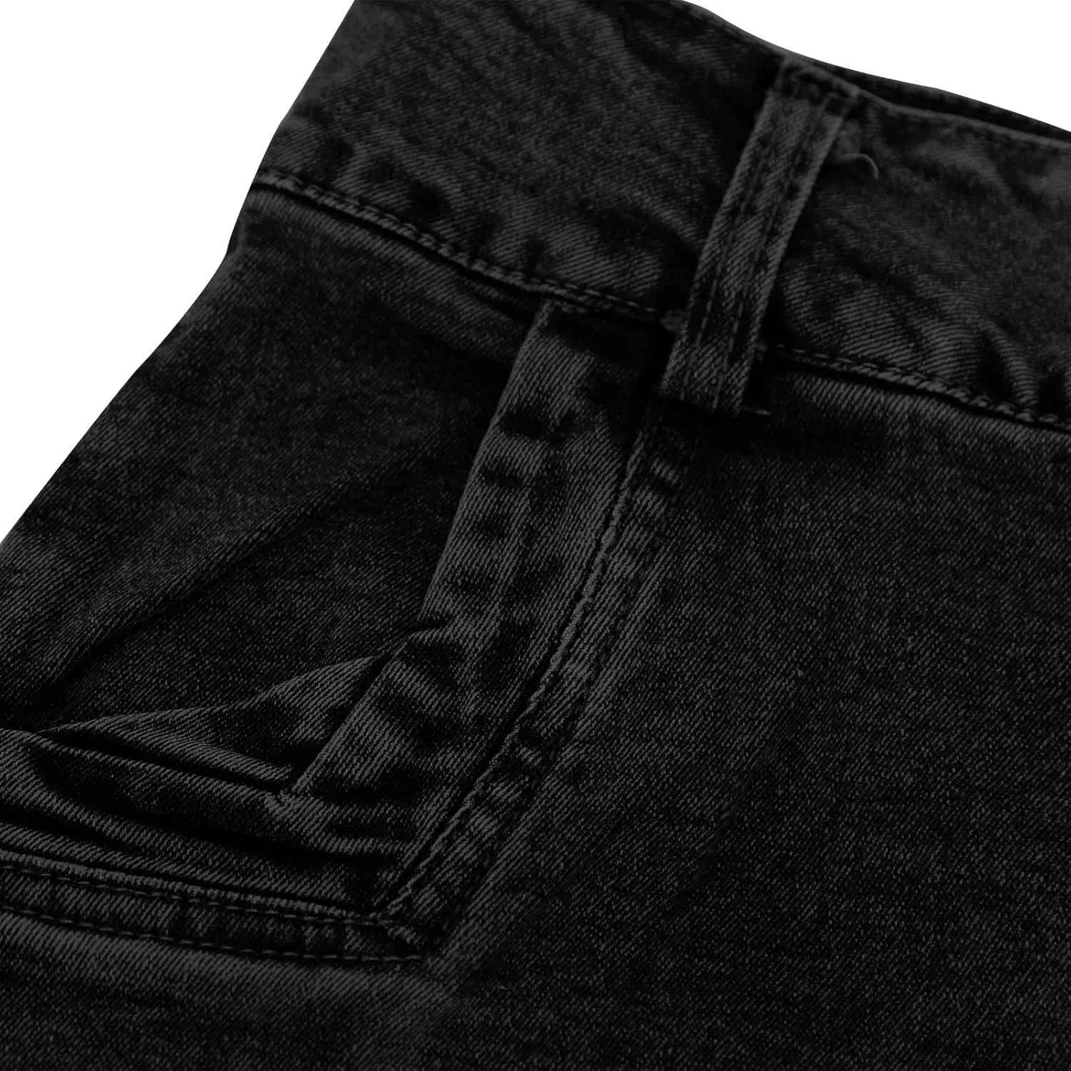Women's Bodycon Jean Skirt Front Split Frayed Washed Midi Denim Pencil Skirt Destroyed Distressed Denim Skirts