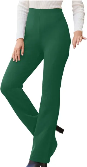 Womens Bootcut Dress Pants Business Casual Pants with Pockets Dressy Pants Soft Stretchy Trousers Office Work Slacks